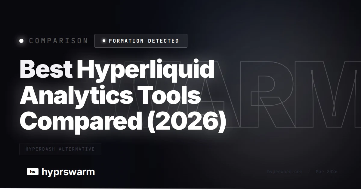 Best Hyperliquid Analytics Tools Compared (2026)