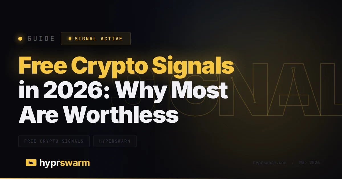 Free Crypto Signals in 2026: Why Most Are Worthless
