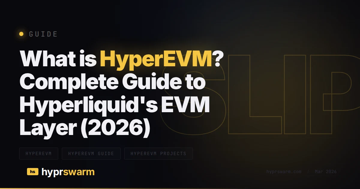What Is HyperEVM? Hyperliquid's EVM Layer