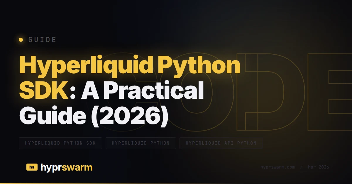 Hyperliquid Python SDK: A Practical Guide (2026)
