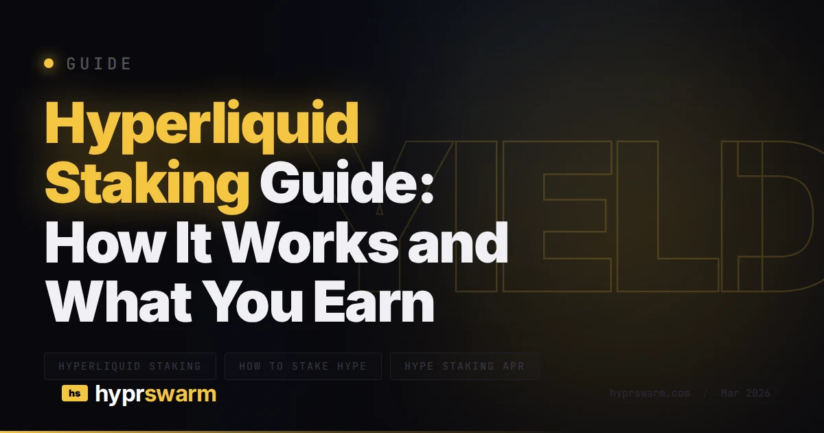 Hyperliquid Staking Guide: How It Works and What You Earn