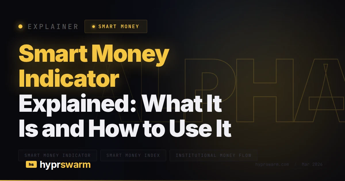 Smart Money Indicator Explained