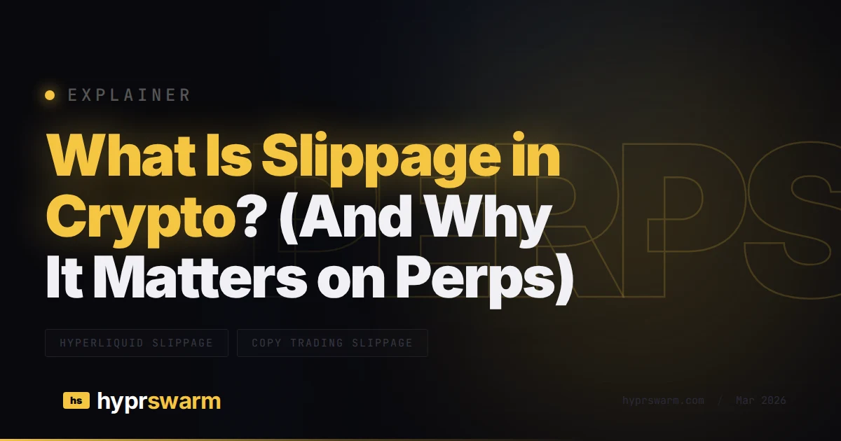 What Is Slippage in Crypto? (And Why It Matters on Perps)